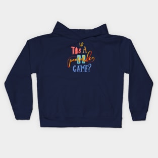 Is this a pausable Game Lettering Art Kids Hoodie